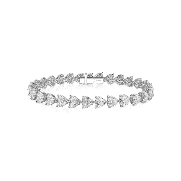 15 carat Heart Diamond Bracelet by Marina Fragoso