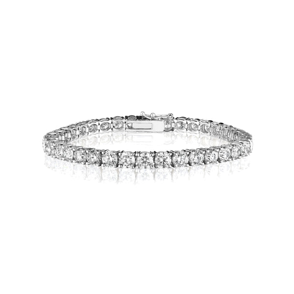 15 Carat Round Cut Diamond Bracelet by Marina Fragoso