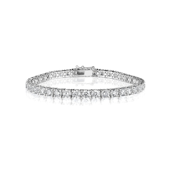 12 Carat Round Cut Diamond Bracelet by Marina Fragoso