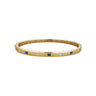 Sapphire & Diamond Station Bangle by Marina Fragoso