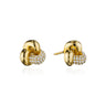 Trillium Diamond Earrings - side view