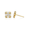 Emerge Diamond Earrings - side view