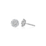 Bloom Diamond Earrings - side view