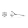 My Way diamond earrings, side view