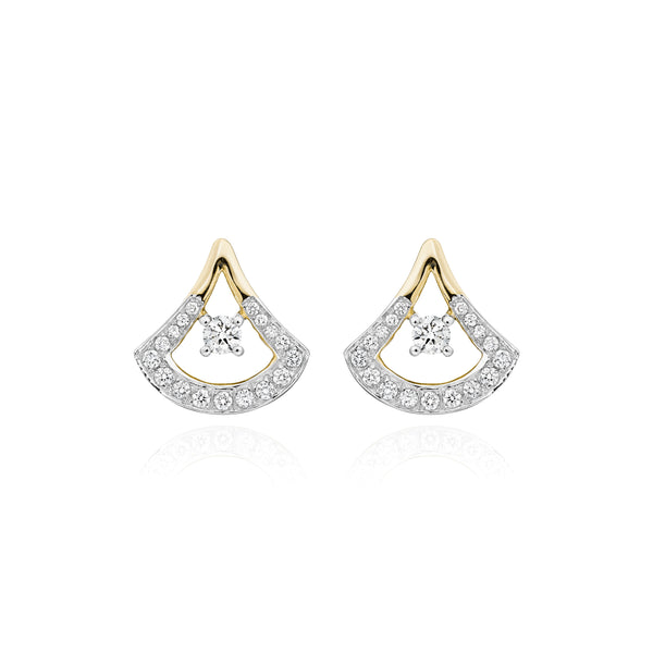 Fan Dance • Diamond Earrings