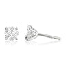 Point of Light Diamond Studs • 1.4 carats total, side view