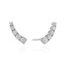 Sphinx • Diamond Earrings, side view