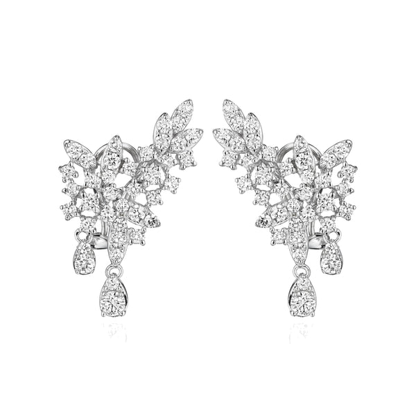 Orchid Thief • Diamond Earrings