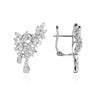 Orchid Thief • Diamond Earrings, side view