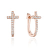 Lighthouse • Diamond Earrings, side view
