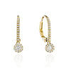 Countdown • Diamond Earrings, side view