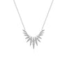Electra diamond necklace in white gold