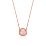 Morganite and Diamond Satellite Necklace