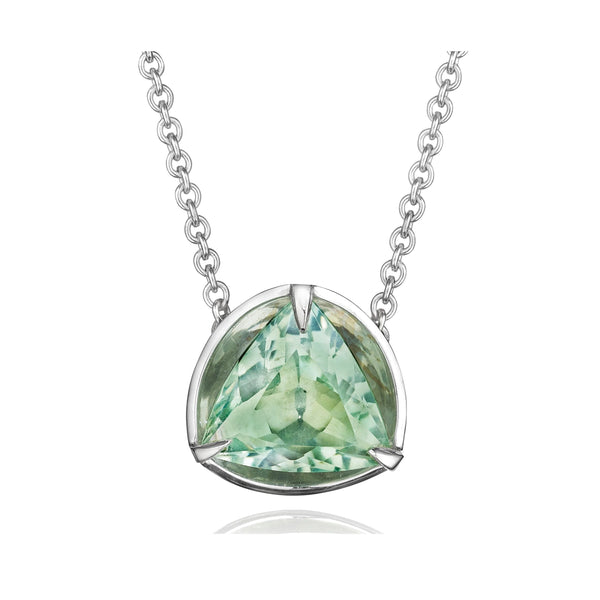 Prasiolite Satellite Necklace