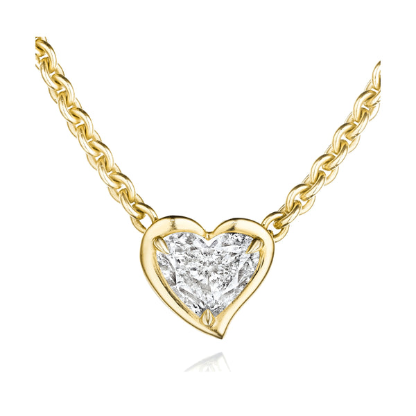 Gesture of Love - Heart Diamond Necklace