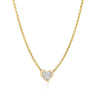 Gesture of Love - Heart Diamond Necklace