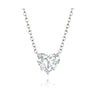 Custom Heart Shaped Diamond Pendant Necklace 1.6ct