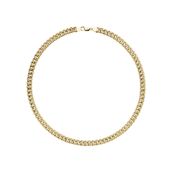 Cuban Link Gold Chain Necklace, Bold