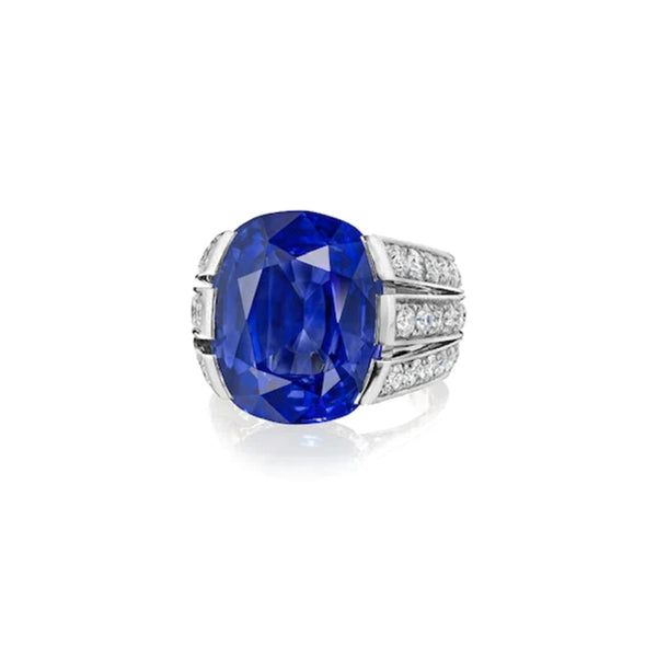 Sapphire and Diamond Ring