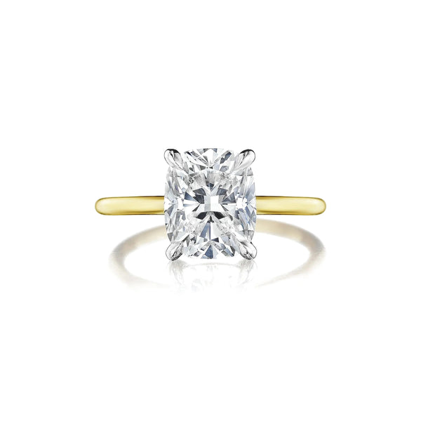 2 Carat Cushion Cut Engagement Ring