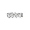 Slanted Pear • 6.5 carat Diamond Eternity Band