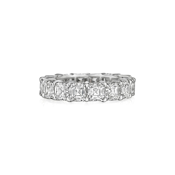 Asscher Cut • 7 carat Diamond Eternity Band