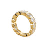 Bezel Set Asscher Cut Diamond Eternity Band