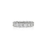 Asscher Cut • 7 carat Diamond Eternity Band by Marina Fragoso