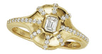 Diamond Burst Ring by Marina Fragoso