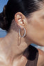 Diamond Hoop Earrings worn in the Marina Fragoso Rio campaign