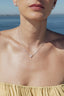 Bespoke Trillion Diamond Pendant Necklace worn in the Marina Fragoso Rio campaign
