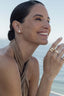 2 Carat Each Oval Brilliant Diamond Studs worn in the Marina Fragoso Rio campaign