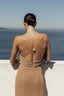 Our Lady of Nazareth Enamel Medallion Necklace worn in the Marina Fragoso Rio campaign