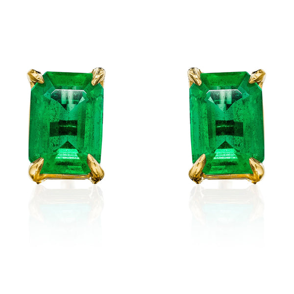 Colombian Emerald Earstuds • 2 carats total by Marina Fragoso