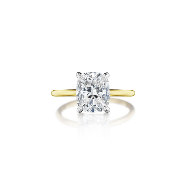 2 Carat Cushion Cut Engagement Ring by Marina Fragoso