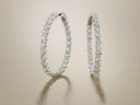 Diamond Hoop Earrings