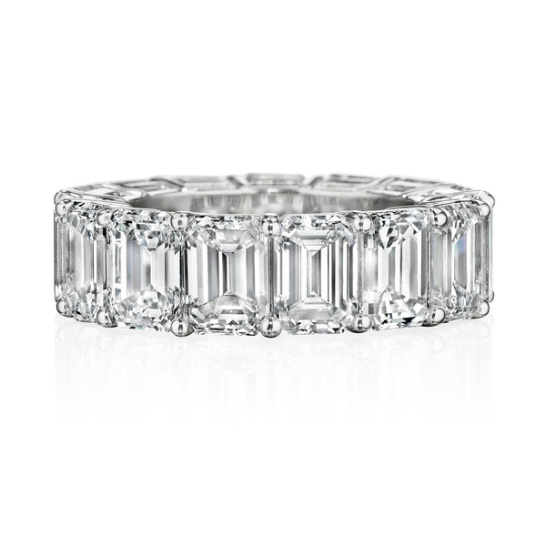 Emerald Cut Diamond Eternity Band • 7 carat by Marina Fragoso