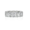 Emerald Cut Diamond Eternity Band