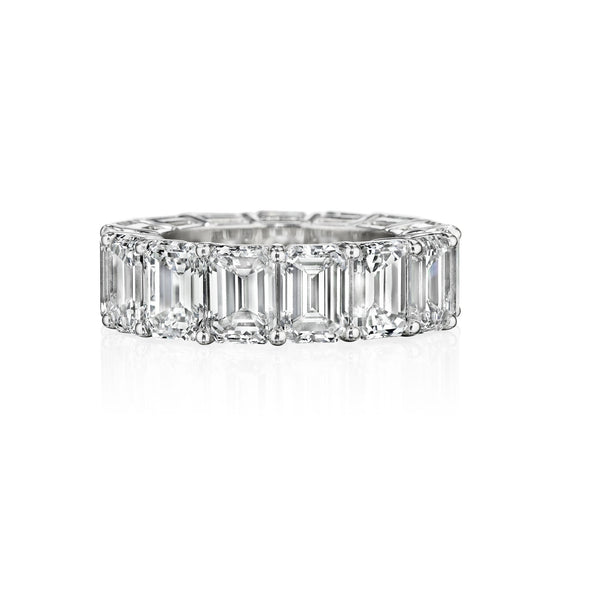Emerald Cut Diamond Eternity Band