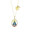 Our Lady of Nazareth Enamel Medallion Necklace