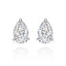 Pear Shape Diamond Studs by Marina Fragoso