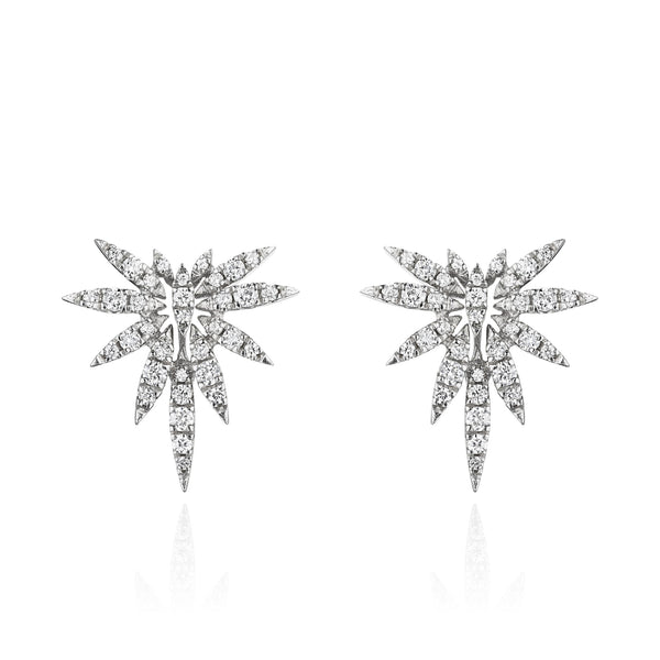 Phoenix • Diamond Earrings by Marina Fragoso