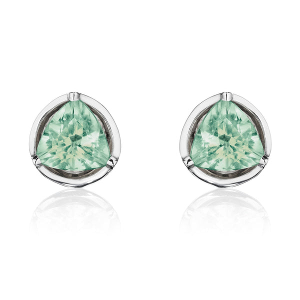 Prasiolite Satellite Earstuds by Marina Fragoso