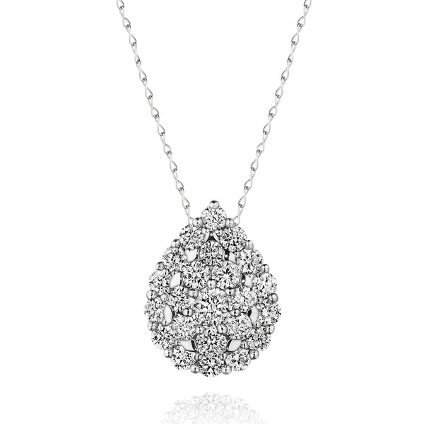 Raindrop • Diamond Necklace by Marina Fragoso