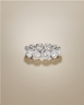 Round Bezel Diamond Eternity Band by Marina Fragoso