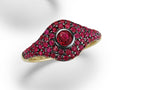 Round Ruby Candy Ring