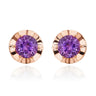 Amethyst Burst Earstuds
