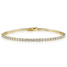 3 Carat Round Cut Diamond Bracelet
