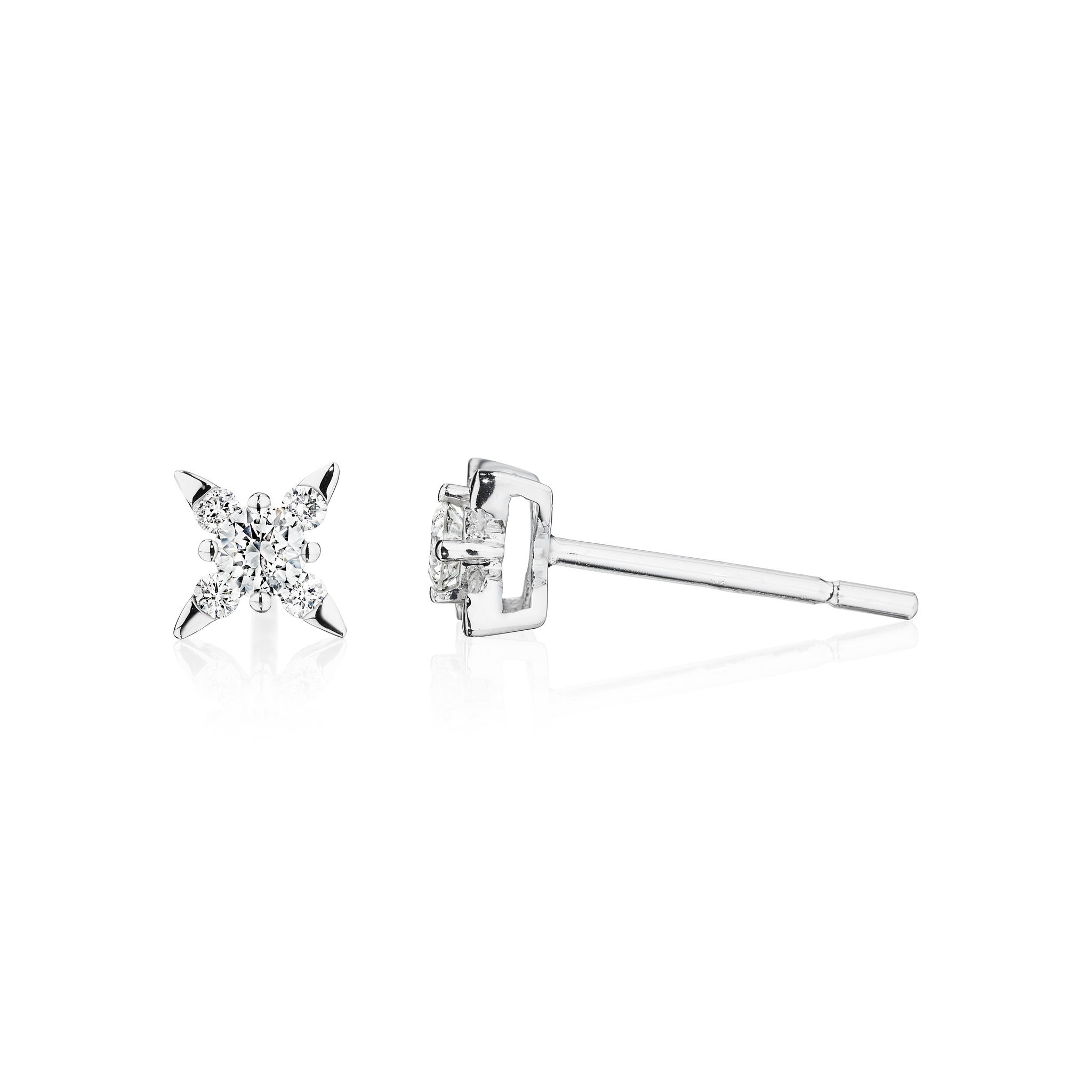 Shuriken • Diamond Earrings – Marina Fragoso Fine Jewelry